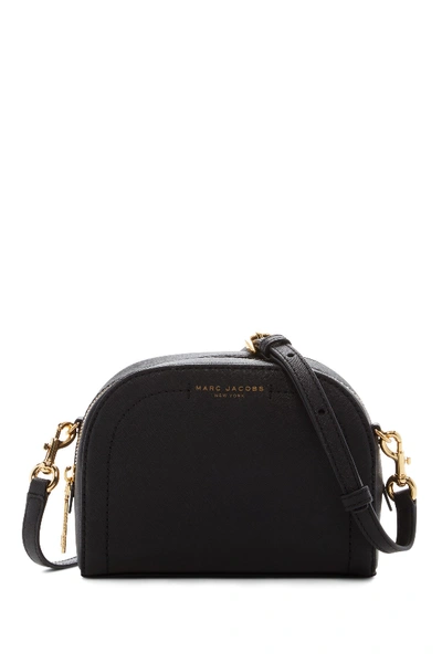 Shop Marc Jacobs Playback Leather Crossbody Bag In Black