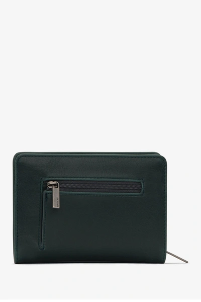 Shop Matt & Nat Webber Small Zip Wallet + Card Case In Emerald