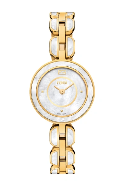 Shop Fendi Womens  My Way Swiss Quartz Two-tone Bracelet Watch, 28mm In Two Tone