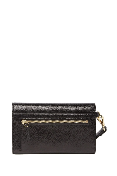 Shop Ted Baker Holli Textured Leather French Purse In Xjet