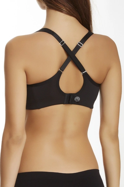 Shop Natori Convertible Underwire Sports Bra In Black