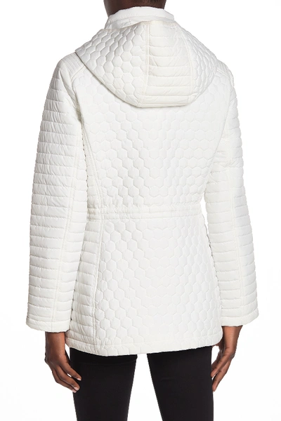 Shop Andrew Marc Rosedale Quilted Anorak In White