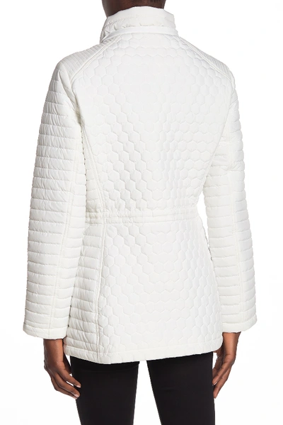 Shop Andrew Marc Rosedale Quilted Anorak In White