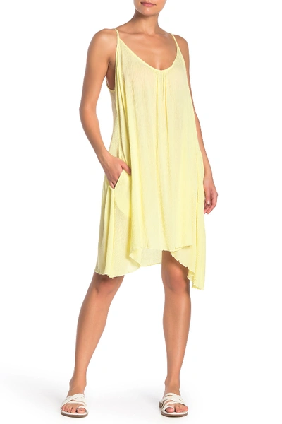 Shop Elan Cover-up Slip Dress In Lemon