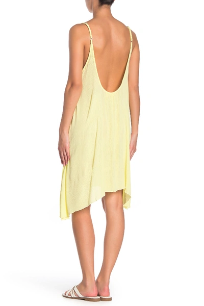 Shop Elan Cover-up Slip Dress In Lemon