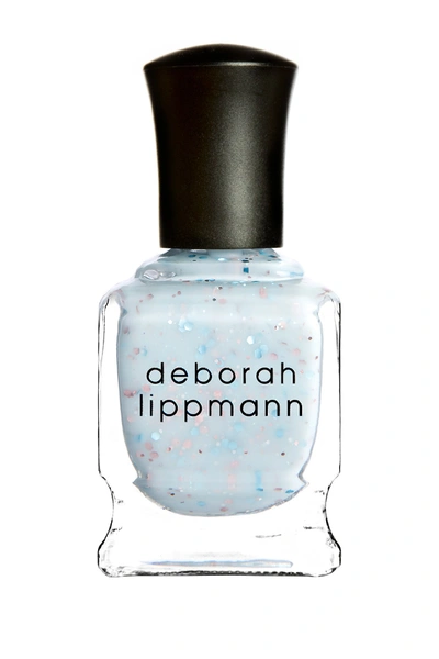 Shop Deborah Lippmann Glitter In The Air Nail Color - Sky Blue Confetti