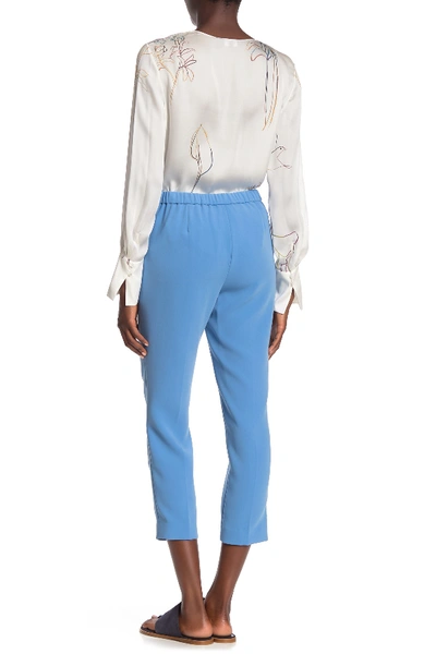 Shop Theory Crop Pants In Light Lapis