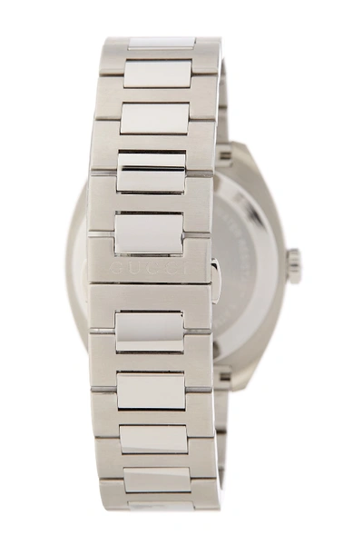 Shop Gucci Men's Bracelet Watch, 41mm In Silver