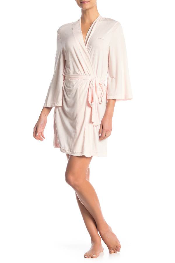 calvin klein silk robe
