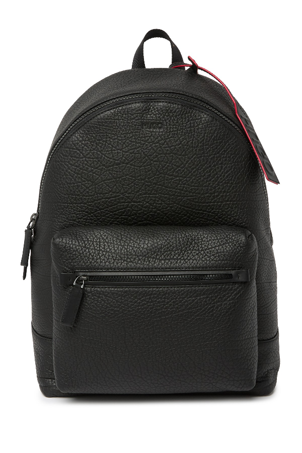 hugo boss victorian leather backpack