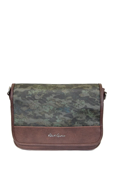 Shop Robert Graham Cormac Compact Messenger Bag In Olive