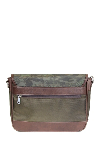 Shop Robert Graham Cormac Compact Messenger Bag In Olive