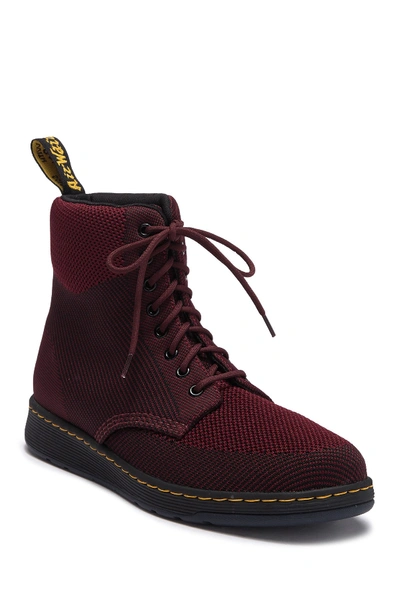 Dr. Martens Rigal Knit Boot In Oxblood | ModeSens