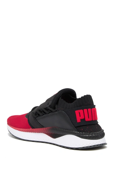 Shop Puma Tsugi Shinsei Nido Athletic Leather Sneaker In Toreador- Black- White