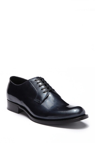 Shop Dolce & Gabbana Pt Lace-up Oxford In Dk Blue