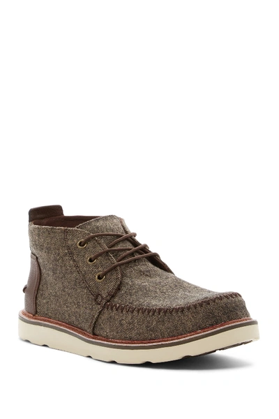 Shop Toms Brushed Wool Chukka Boot In Brown