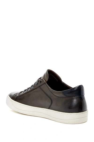 Shop Bruno Magli Westy Leather Sneaker In Grey