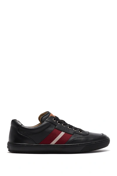 Shop Bally Oriano Lace-up Sneaker In Black