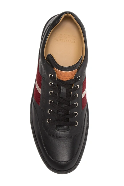 Shop Bally Oriano Lace-up Sneaker In Black