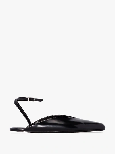 Shop Balenciaga Black Pointed Toe Flat Mules