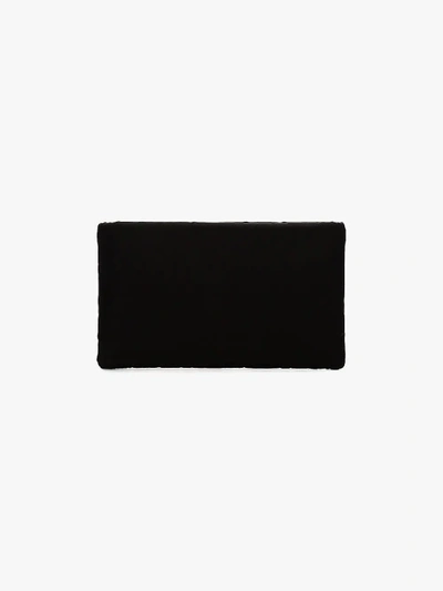 Shop Prada Clutch Mit Kristallen In Black