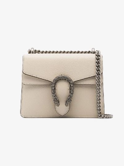 Shop Gucci White Dionysus Mini Shoulder Bag