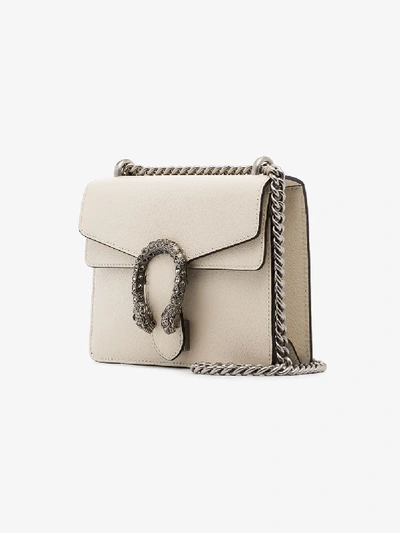 Shop Gucci White Dionysus Mini Shoulder Bag