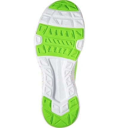 Shop Apl Athletic Propulsion Labs Techloom Bliss Neon Knit Running Shoe In Neon Green/ White/ Speckle