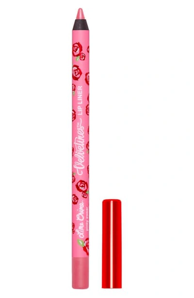 Shop Lime Crime Velvetines Waterproof Lip Liner In Pinky Swear