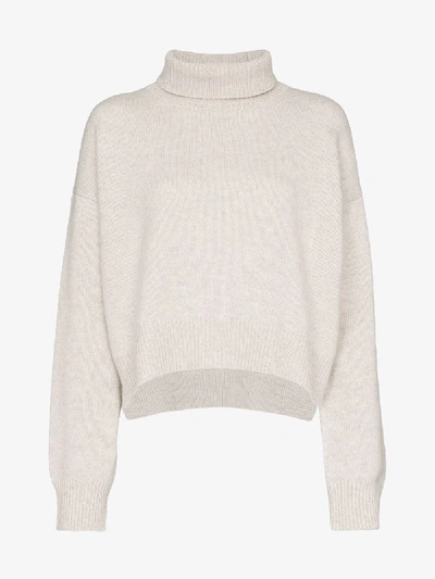 Shop Rejina Pyo Roll-neck Cashmere Sweater In Neutrals