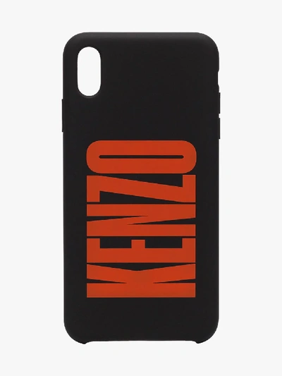 Shop Kenzo Black Iphone Xs Logo Case