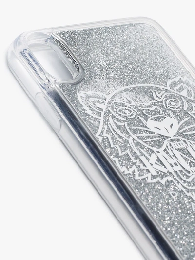 Shop Kenzo Silver Tiger Iphone Xs Max Case In Metallic