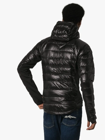 Shop Canada Goose Hybridge Hooded Jacket In Black