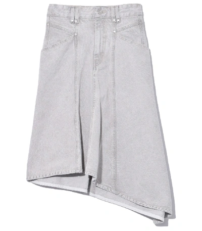 Shop Isabel Marant Dranel Skirt In Light Grey