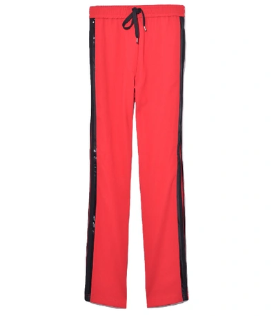 Shop N°21 Side Stripe Drawstring Pant In Red In Multi