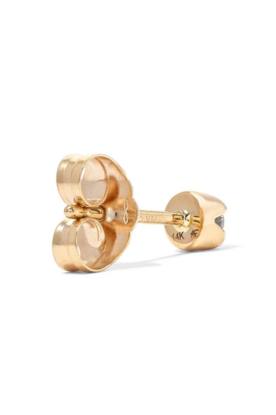 Shop Andrea Fohrman 18-karat Gold Diamond Earring
