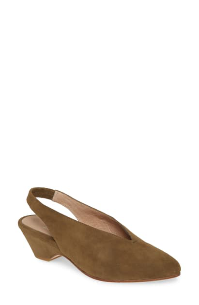 eileen fisher gatwick suede slingback