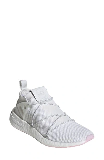 Shop Adidas Originals Arkyn Sneaker In Crystal White/ White/ Pink