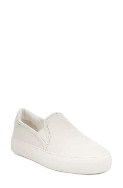Shop Ugg Jass Slip-on Sneaker In White Leather