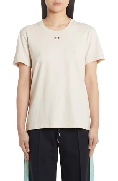 Shop Off-white Flowers Carryover Casual Tee In White Bordeaux