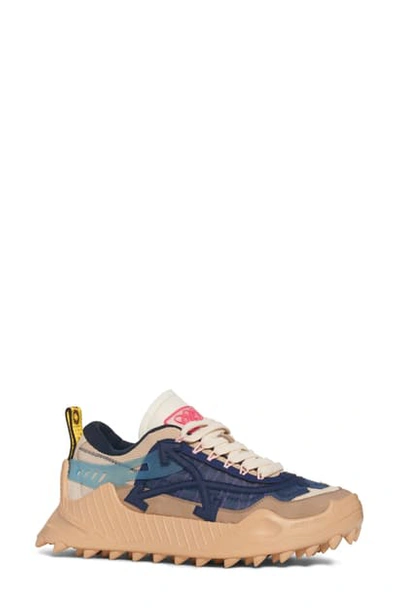 Shop Off-white Odsy-1000 Sneaker In Nude Blue