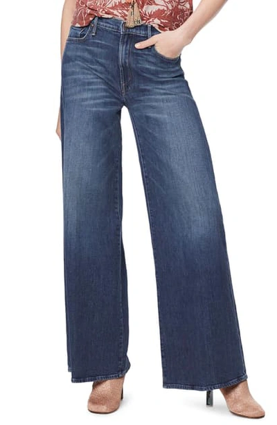 Shop Mother The Undercover High Waist Wide Leg Jeans In Just One Sip