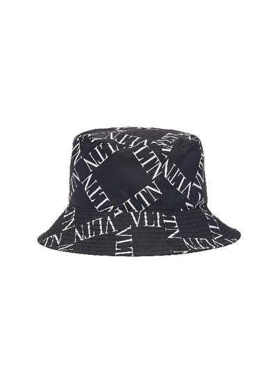 Shop Valentino 'vltn Grid' Print Bucket Hat