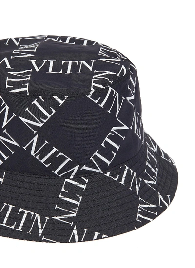 Shop Valentino 'vltn Grid' Print Bucket Hat