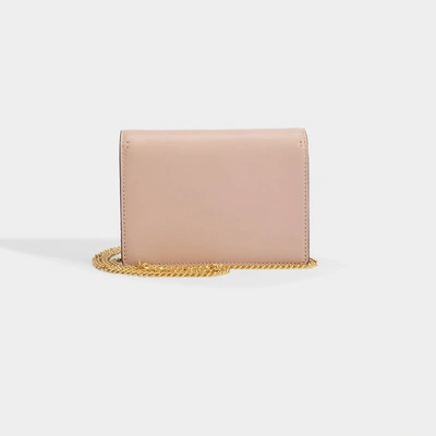 Shop Valentino Vring Pouch In Beige