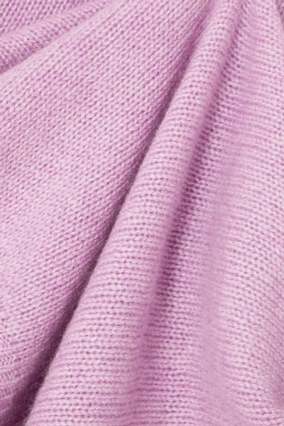 Shop Allude Cashmere Sweater In Purple