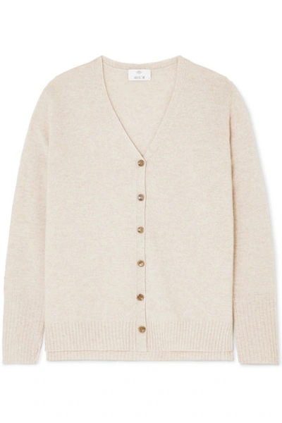 Shop Allude Cashmere Cardigan In Beige