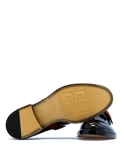 Shop Givenchy Brushed Leather Cruz 4g Derby Shoes In Black