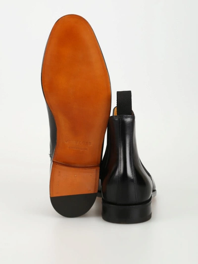 Shop John Lobb Lawry Smooth Calfskin Chelsea Boots In Black