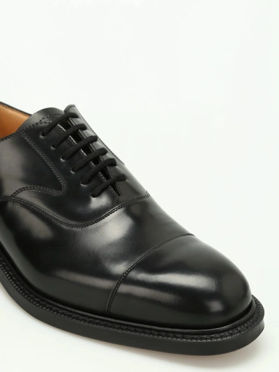 Shop Church's Lancaster Polished Binder Shoes In Black